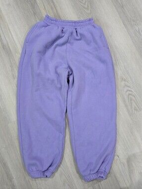 Comfrt Pastel Edition Lavender Girls Sweat Pants Size M Spots On Back Leg Seepic